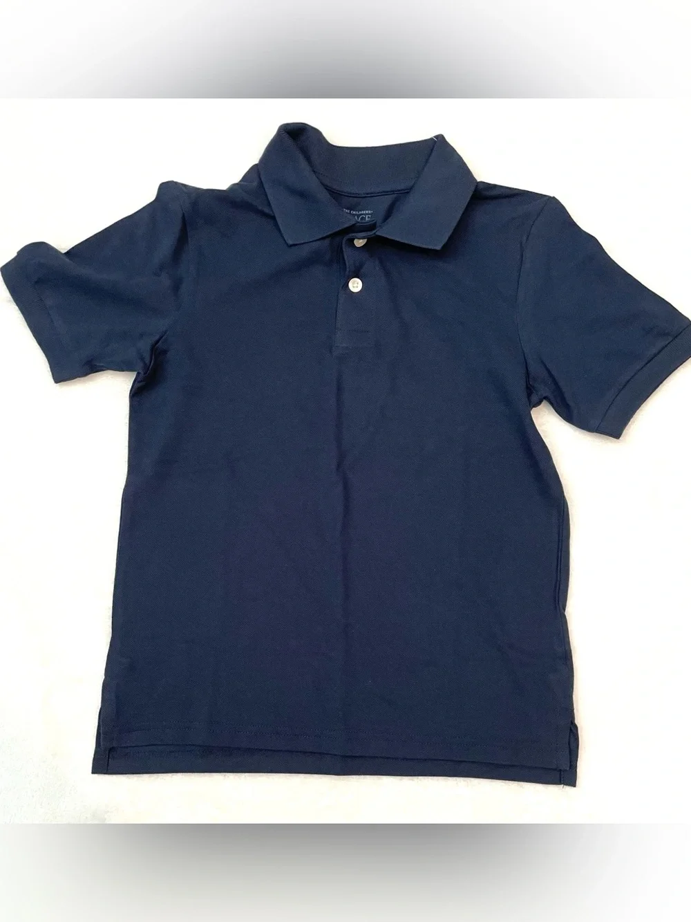NEW Children's Place Size 7/8 Boys Green Navy Shirts Uniform Back To School